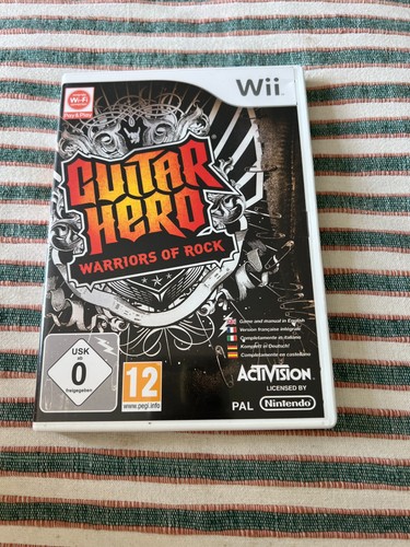 Wii guitar hero warriors of - warriors,
